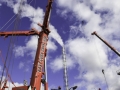 Large mobile cranes available for hire